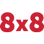 8x8
 logo