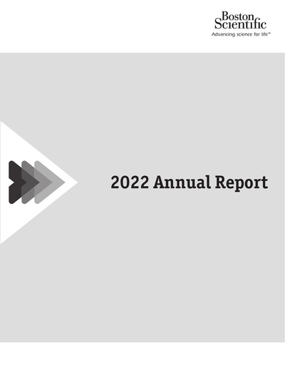 Thumbnail Boston Scientific Annual Report 2022