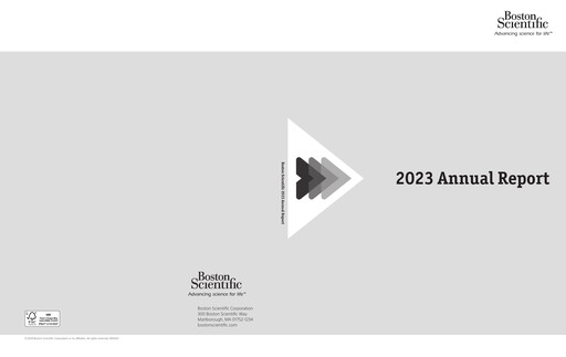 Thumbnail Boston Scientific Annual Report 2023