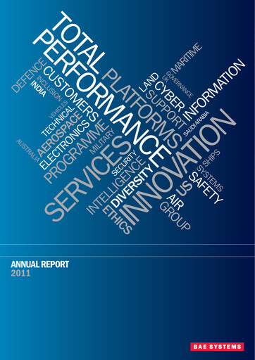 Thumbnail BAE Systems
 Annual Report 2011