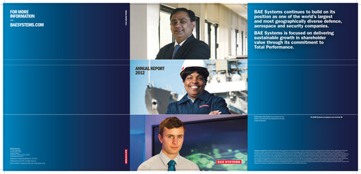 Thumbnail BAE Systems
 Annual Report 2012