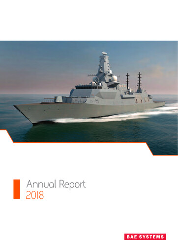 Thumbnail BAE Systems
 Annual Report 2018