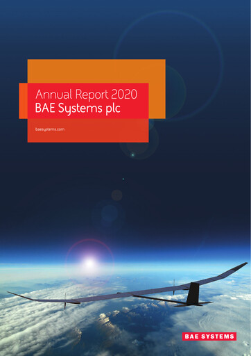 Thumbnail BAE Systems
 Annual Report 2020