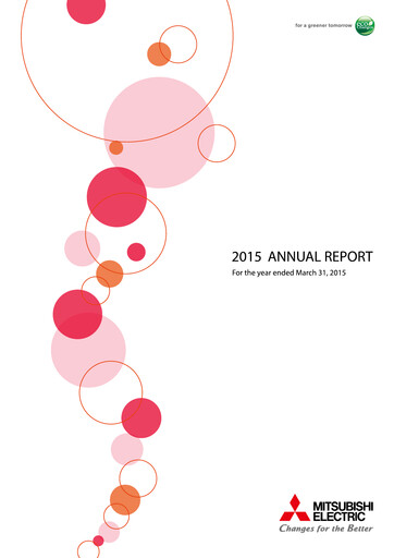 Thumbnail Mitsubishi Electric Annual Report 2015