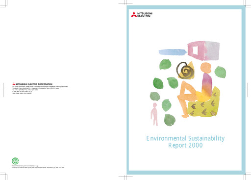 Thumbnail Mitsubishi Electric Sustainability Report 2000