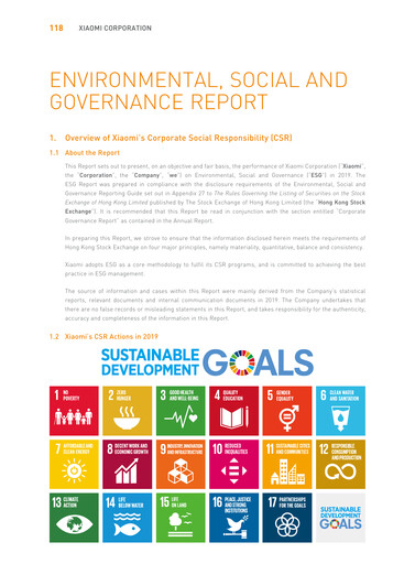 Thumbnail Xiaomi ESG Report 2019