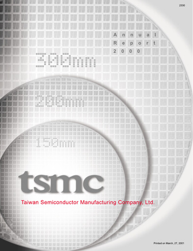 Thumbnail TSMC Annual Report 2000