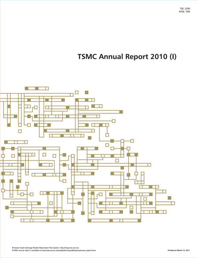 Thumbnail TSMC Annual Report 2010