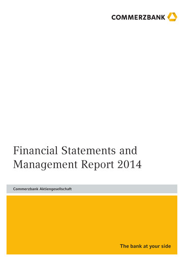 Thumbnail Commerzbank Financial Statement 2014