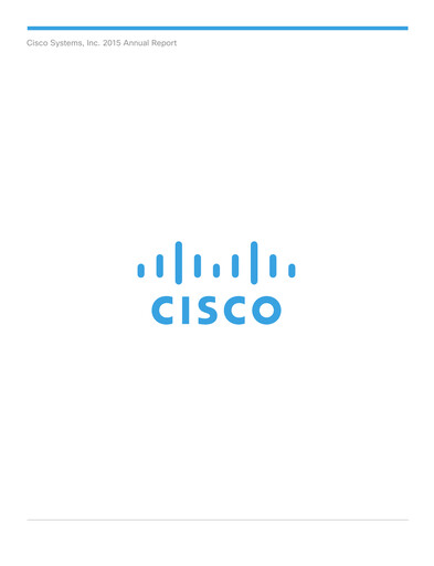 Thumbnail Cisco Annual Report 2015