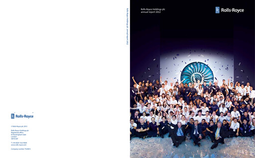 Thumbnail Rolls-Royce Holdings Annual Report 2012