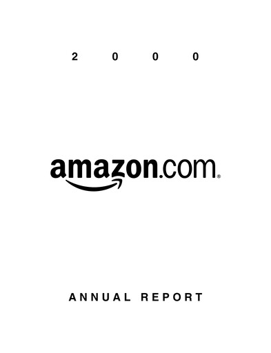 Thumbnail Amazon Rapport annuel 2000