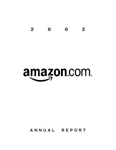 Thumbnail Amazon Rapport annuel 2002