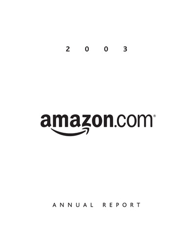 Thumbnail Amazon Rapport annuel 2003