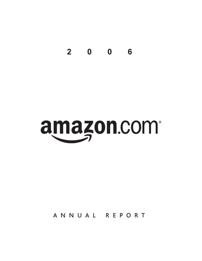 Thumbnail Amazon Rapport annuel 2006