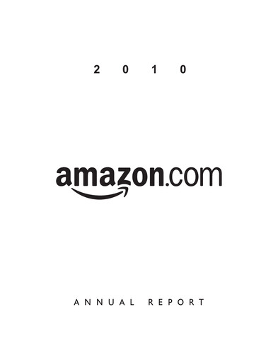 Thumbnail Amazon Rapport annuel 2010