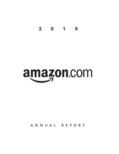 Thumbnail Amazon Rapport annuel 2016