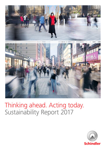 Thumbnail Schindler Group Sustainability Report 2017