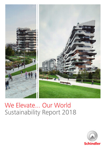 Thumbnail Schindler Group Sustainability Report 2018