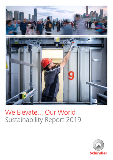 Thumbnail Schindler Group Sustainability Report 2019