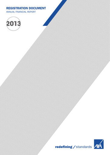 Thumbnail AXA Annual Report 2013