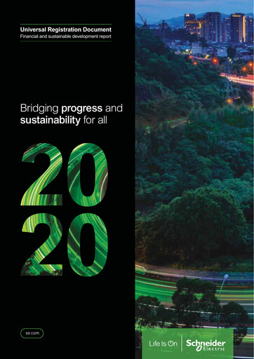 Thumbnail Schneider Electric Annual Report 2020