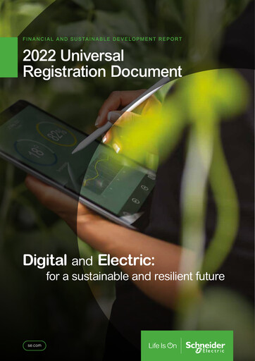 Thumbnail Schneider Electric Annual Report 2022