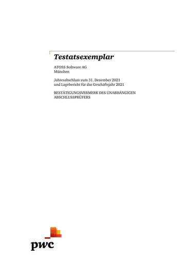 Thumbnail Atoss Financial Statement 2021