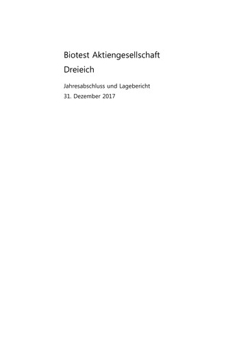 Thumbnail Biotest
 Financial Statement 2017