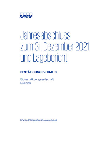 Thumbnail Biotest
 Financial Statement 2021