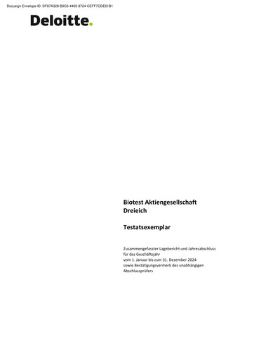 Thumbnail Biotest
 Financial Statement 2024