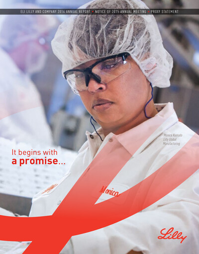 Thumbnail Eli Lilly Annual Report 2014