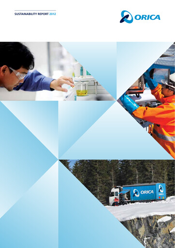 Thumbnail Orica Sustainability Report 2012