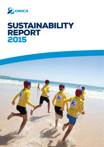 Thumbnail Orica Sustainability Report 2015