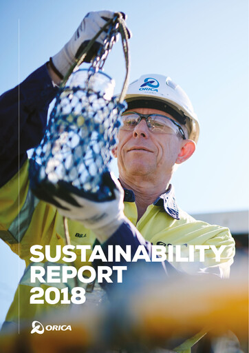 Thumbnail Orica Sustainability Report 2018