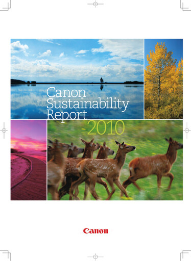 Thumbnail Canon Sustainability Report 2010