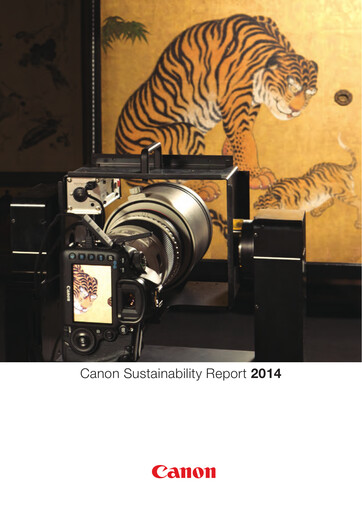 Thumbnail Canon Sustainability Report 2014