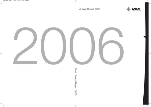 Thumbnail ASML Annual Report 2006