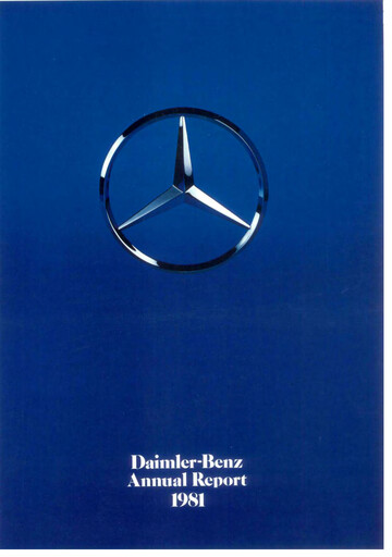 Thumbnail Mercedes-Benz Annual Report 1981