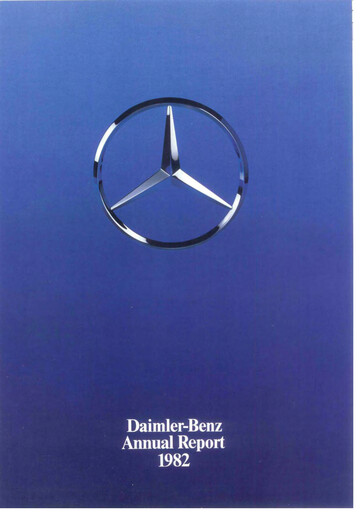 Thumbnail Mercedes-Benz Annual Report 1982