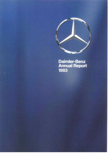 Thumbnail Mercedes-Benz Annual Report 1983