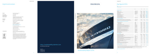 Thumbnail Mercedes-Benz Sustainability Report 2014