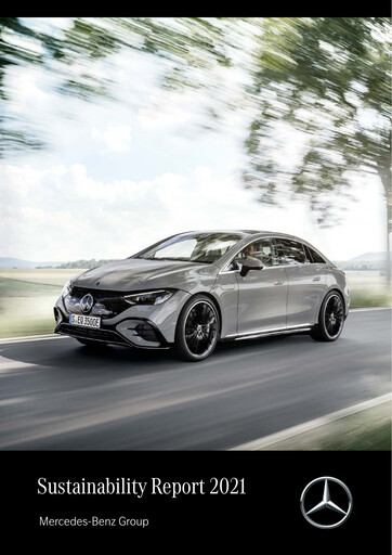 Thumbnail Mercedes-Benz Sustainability Report 2021