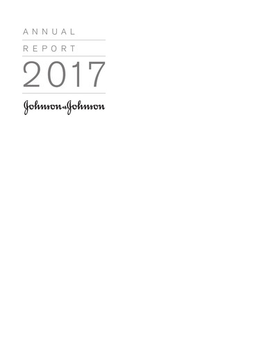 Thumbnail Johnson & Johnson Annual Report 2017