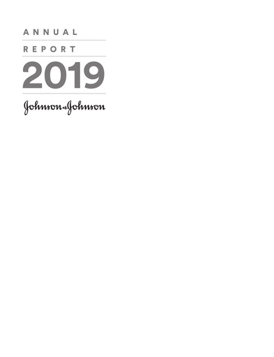 Thumbnail Johnson & Johnson Jahresbericht 2019