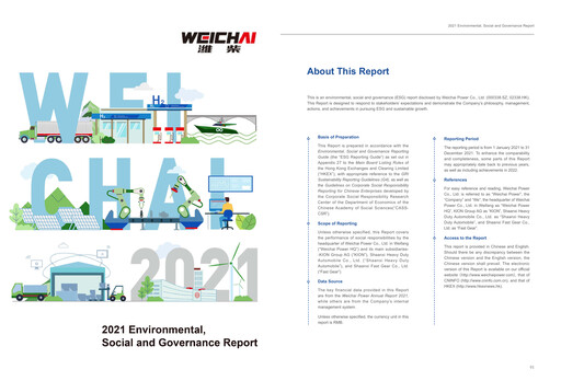 Thumbnail Weichai Power
 ESG Report 2021